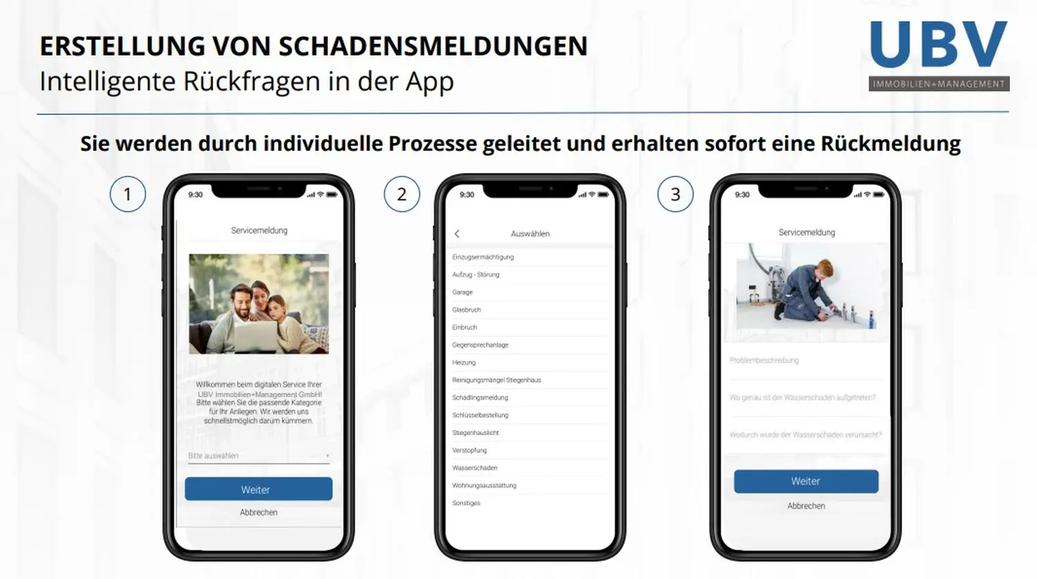 UBV mobile app portal guide schnappt zu